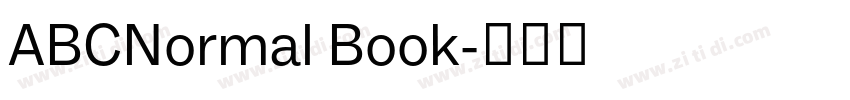 ABCNormal Book字体转换